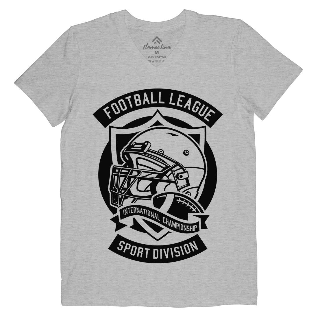 Football League Mens V-Neck T-Shirt Sport A231