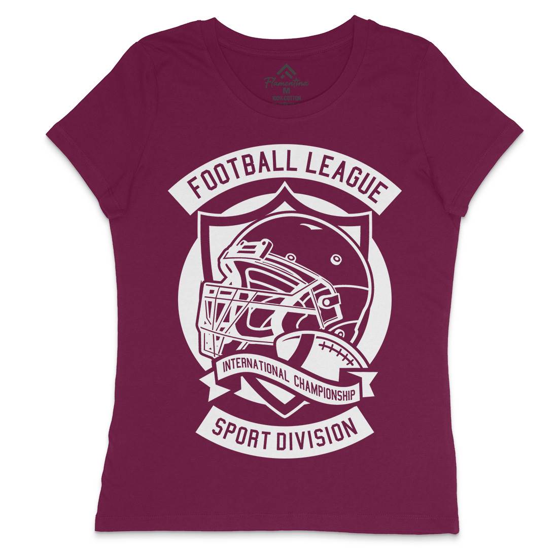 Football League Womens Crew Neck T-Shirt Sport A231