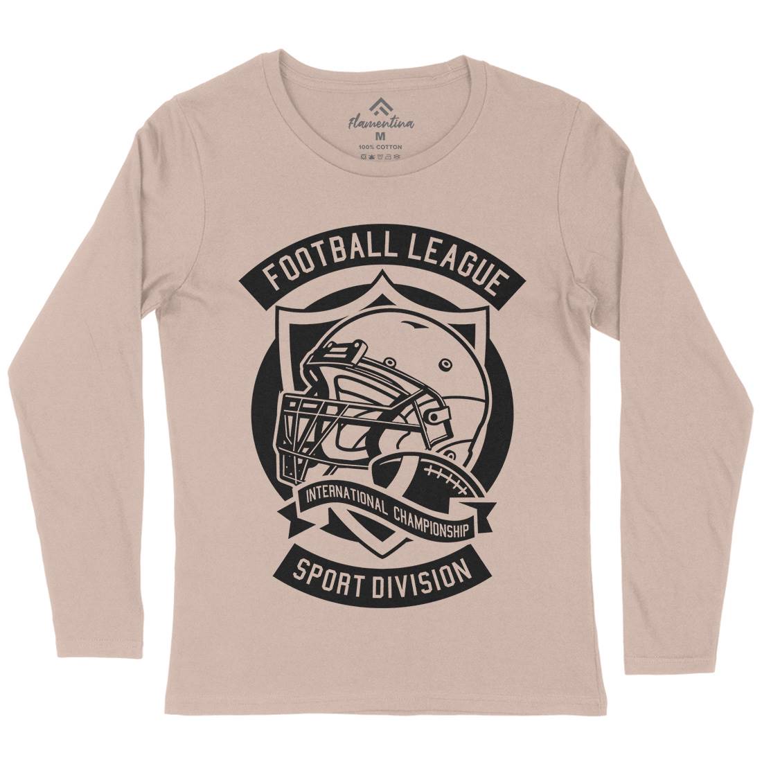 Football League Womens Long Sleeve T-Shirt Sport A231
