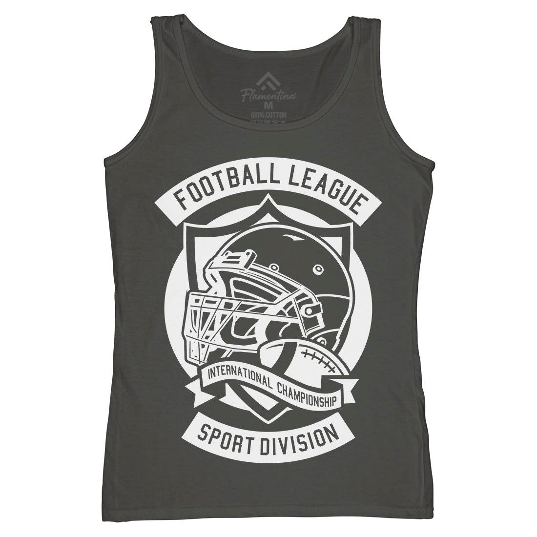 Football League Womens Organic Tank Top Vest Sport A231