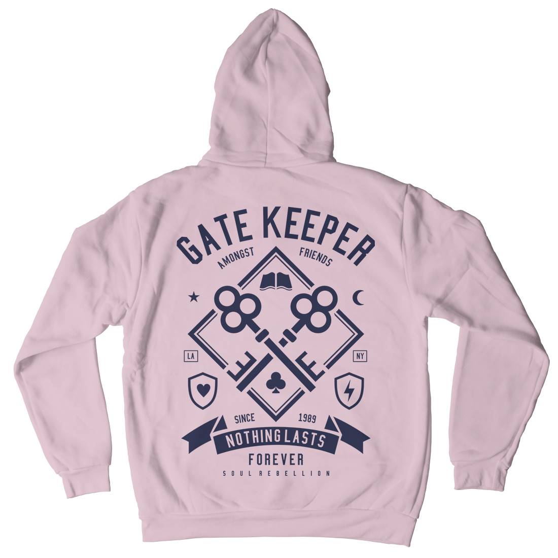 Gate Keeper Kids Crew Neck Hoodie Quotes A232