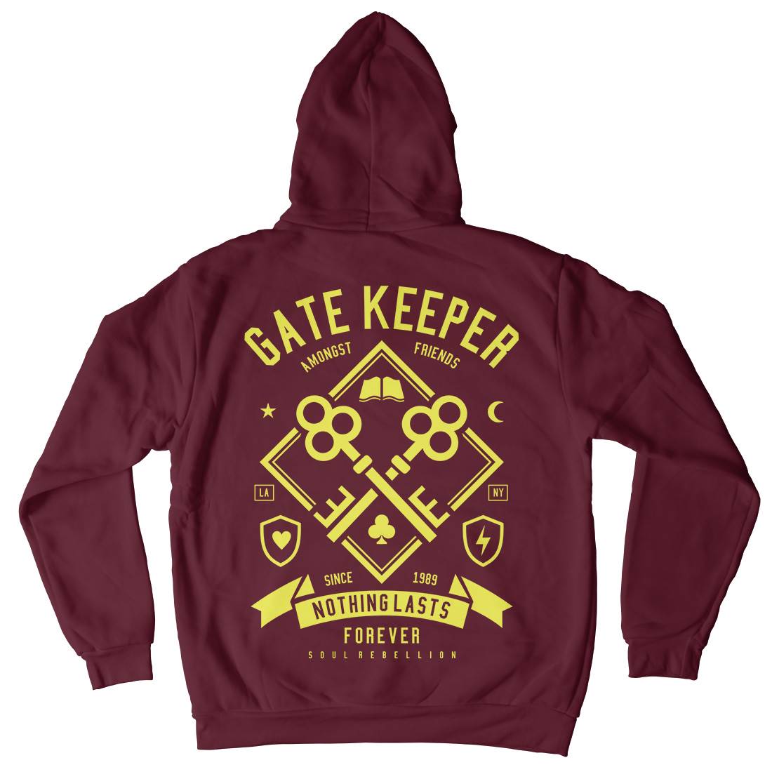 Gate Keeper Kids Crew Neck Hoodie Quotes A232