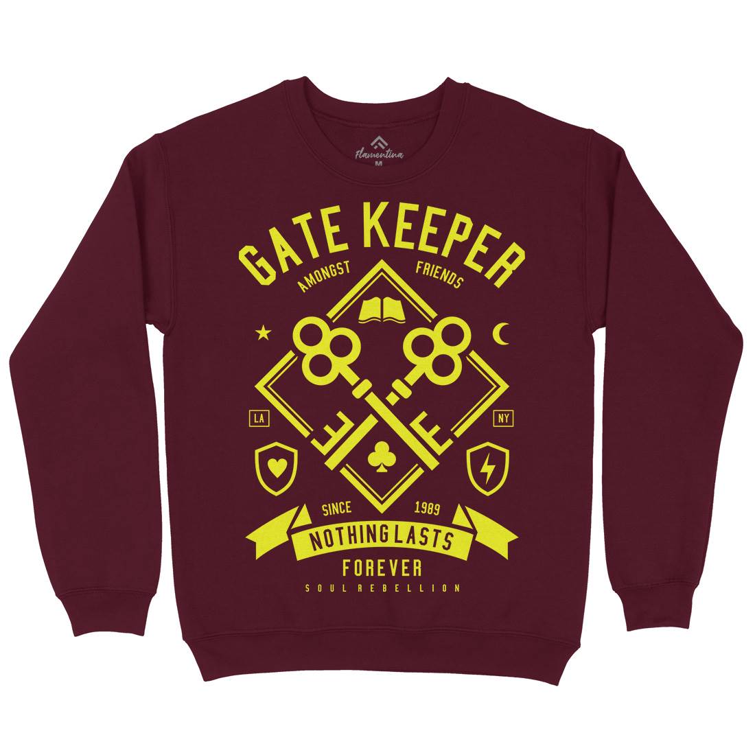 Gate Keeper Kids Crew Neck Sweatshirt Quotes A232