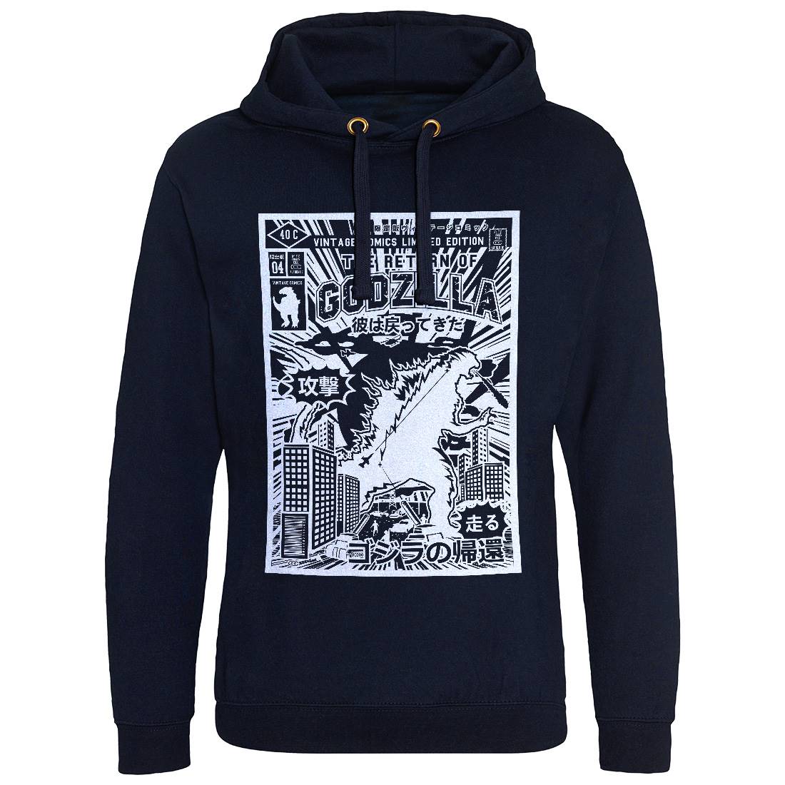 Monster Mens Hoodie Without Pocket Space A234