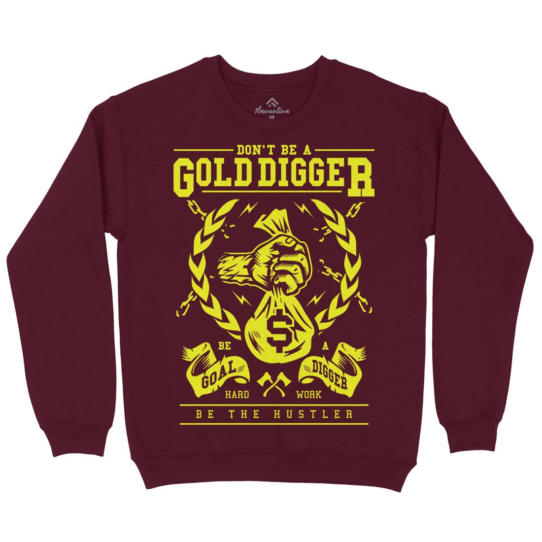 Gold Digger Kids Crew Neck Sweatshirt Quotes A235