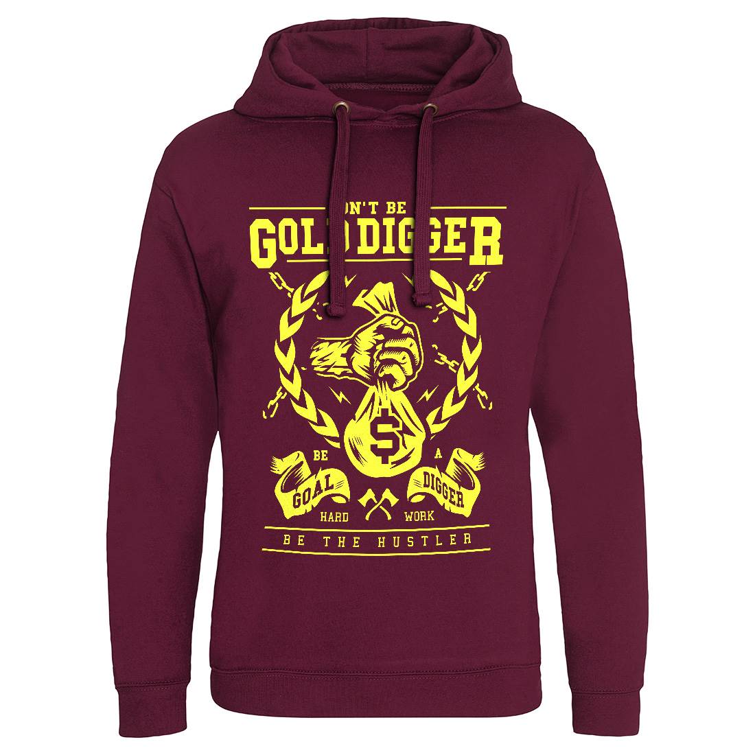Gold Digger Mens Hoodie Without Pocket Quotes A235