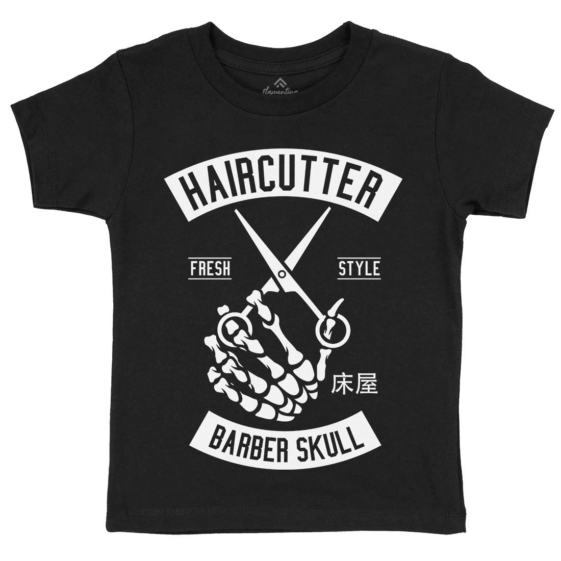Haircutter Kids Crew Neck T-Shirt Barber A237