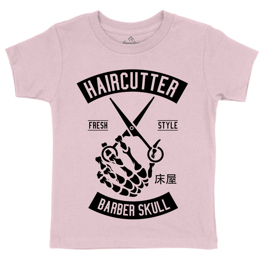 Haircutter Kids Crew Neck T-Shirt Barber A237