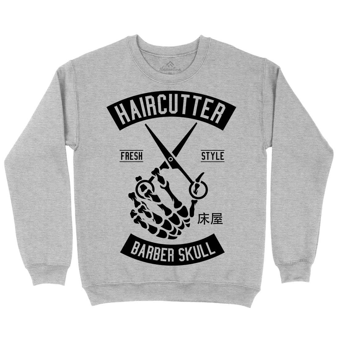Haircutter Mens Crew Neck Sweatshirt Barber A237