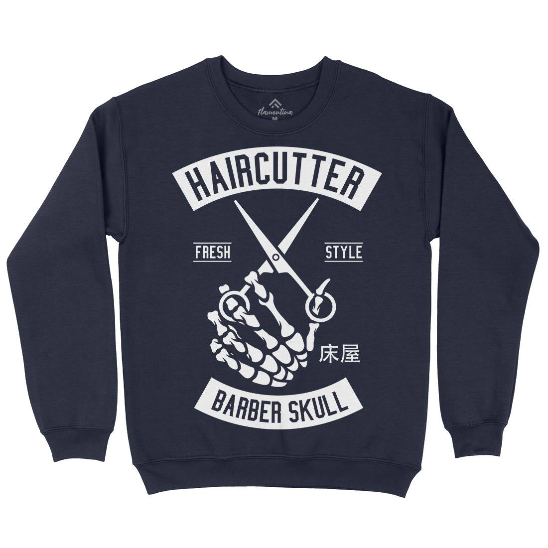 Haircutter Kids Crew Neck Sweatshirt Barber A237