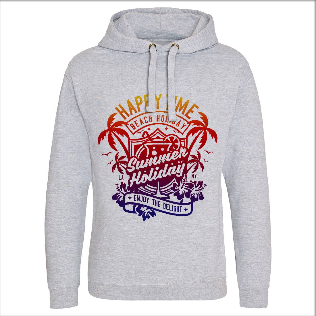 Happy Time Mens Hoodie Without Pocket Surf A238