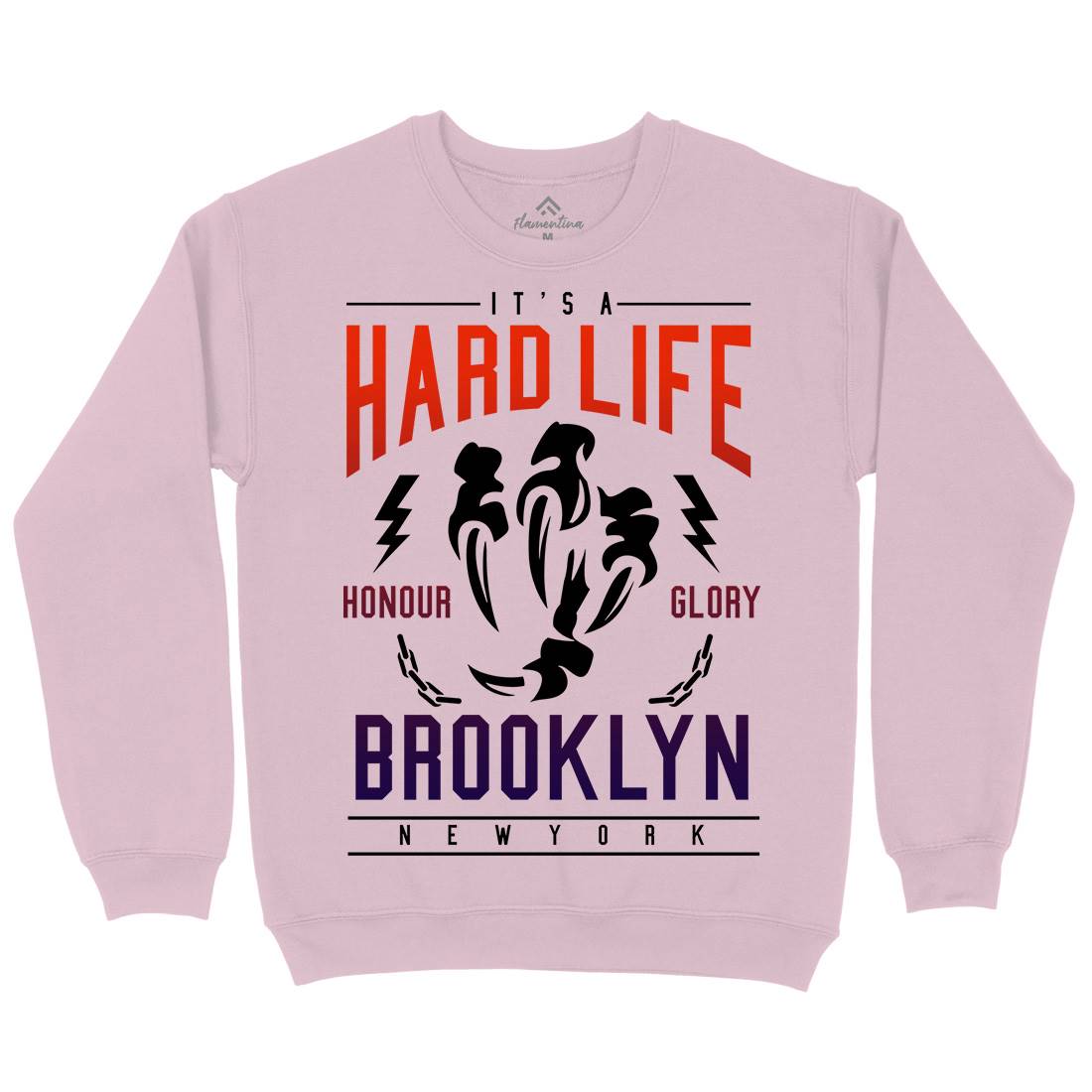 Hard Life Kids Crew Neck Sweatshirt Gym A239
