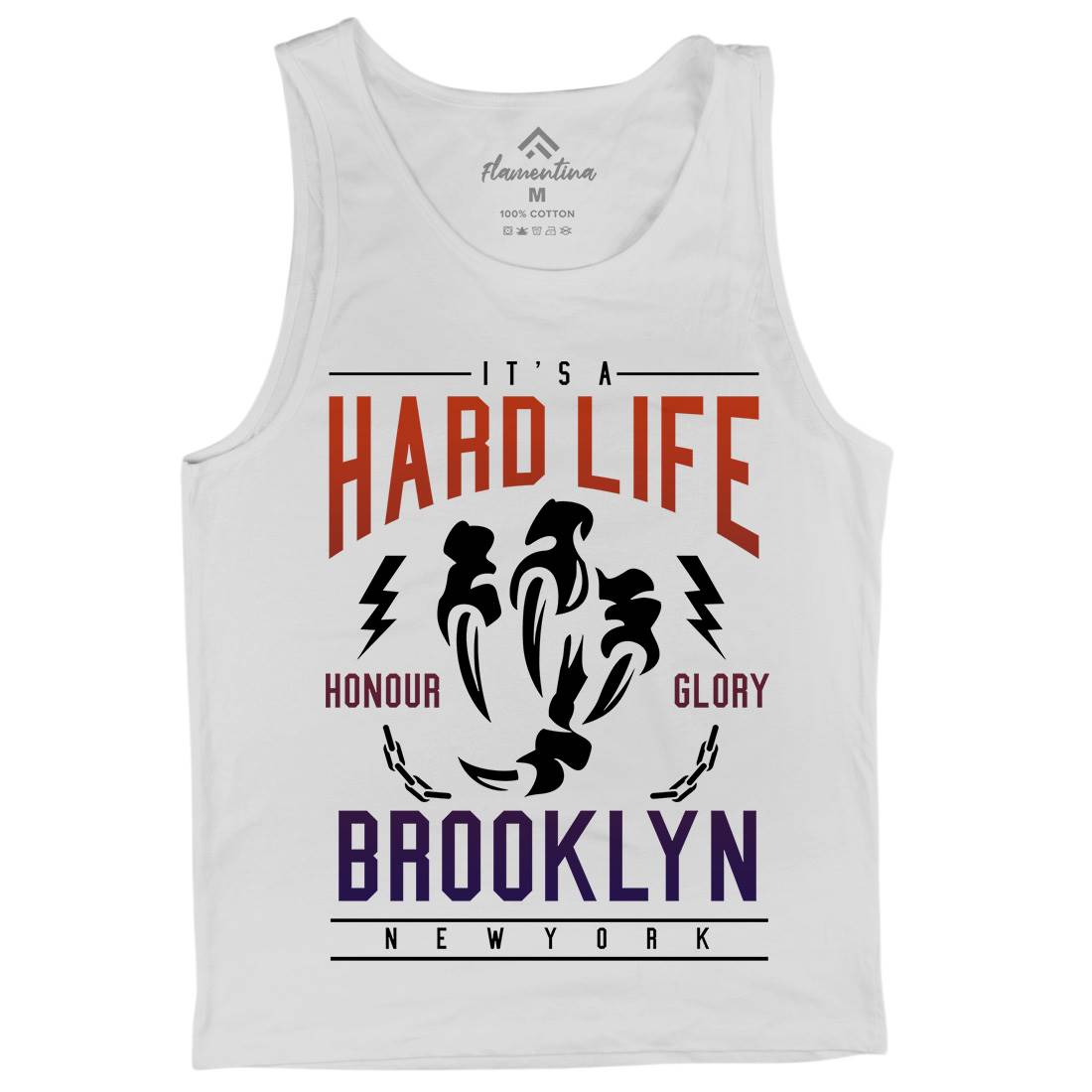 Hard Life Mens Tank Top Vest Gym A239