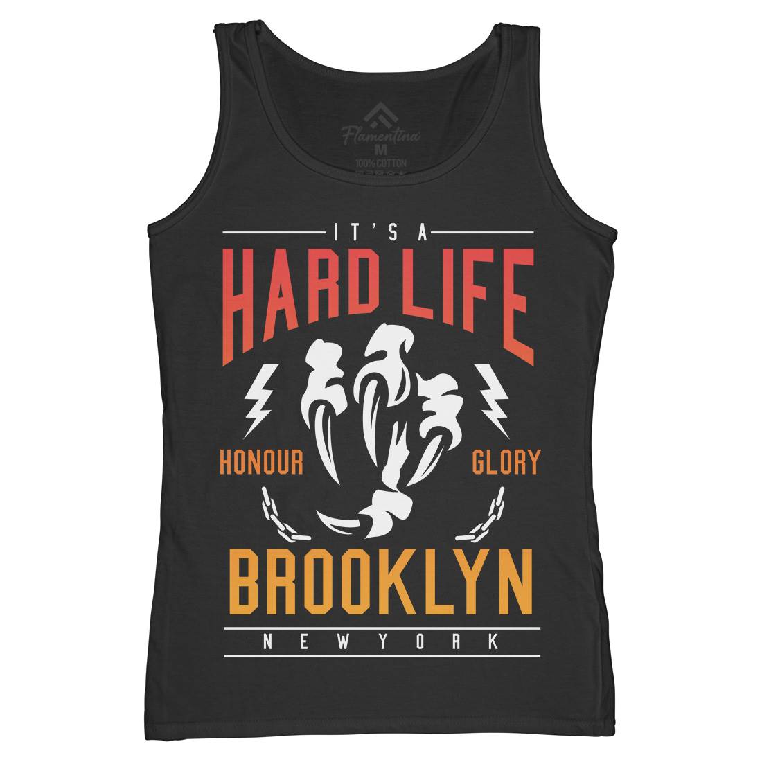 Hard Life Womens Organic Tank Top Vest Gym A239