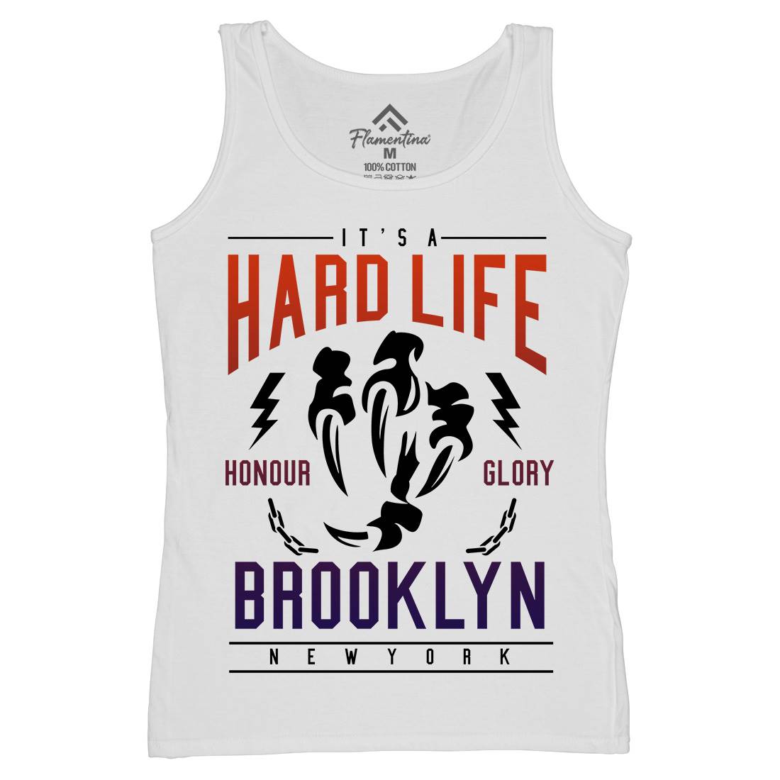 Hard Life Womens Organic Tank Top Vest Gym A239