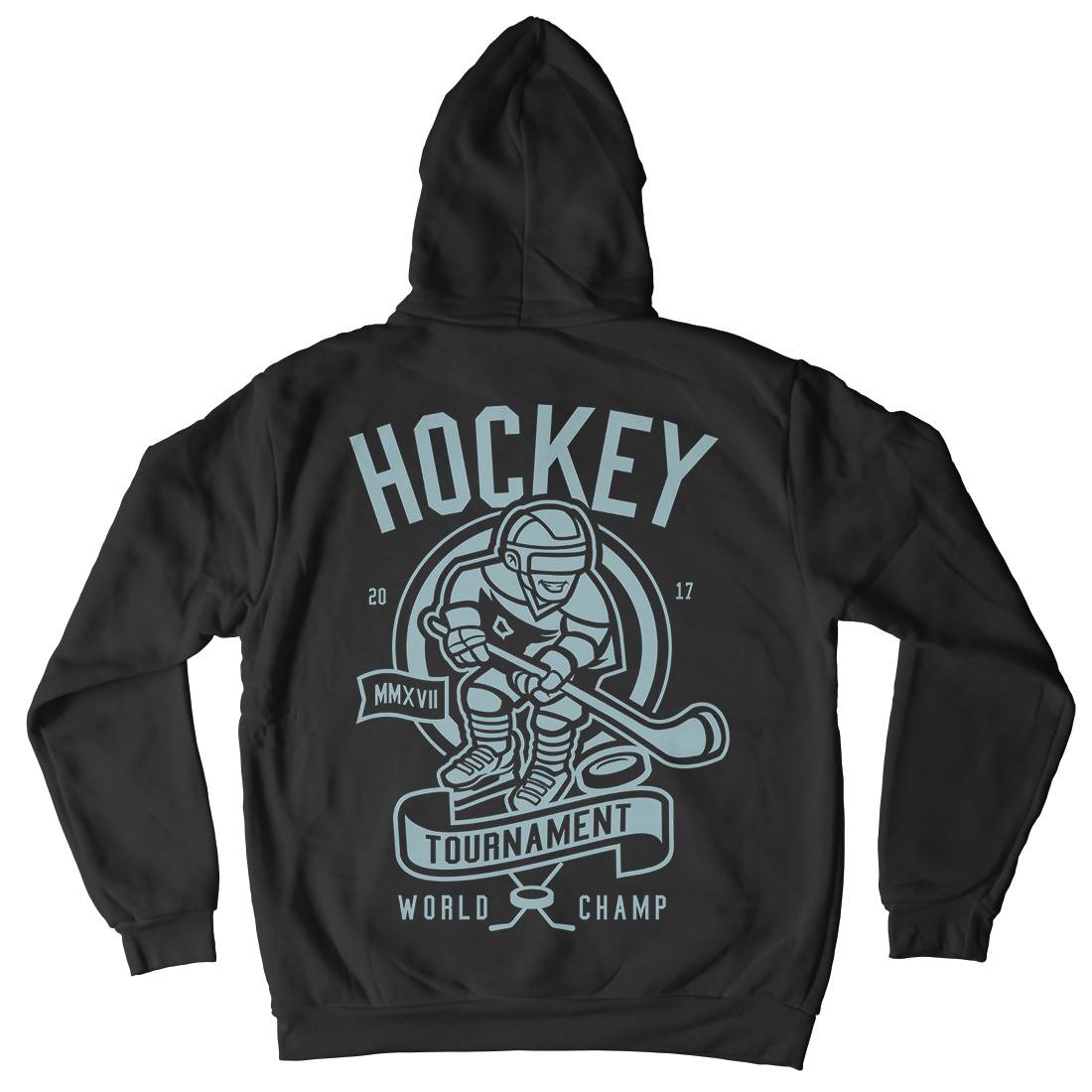 Hockey Mens Hoodie With Pocket Sport A240