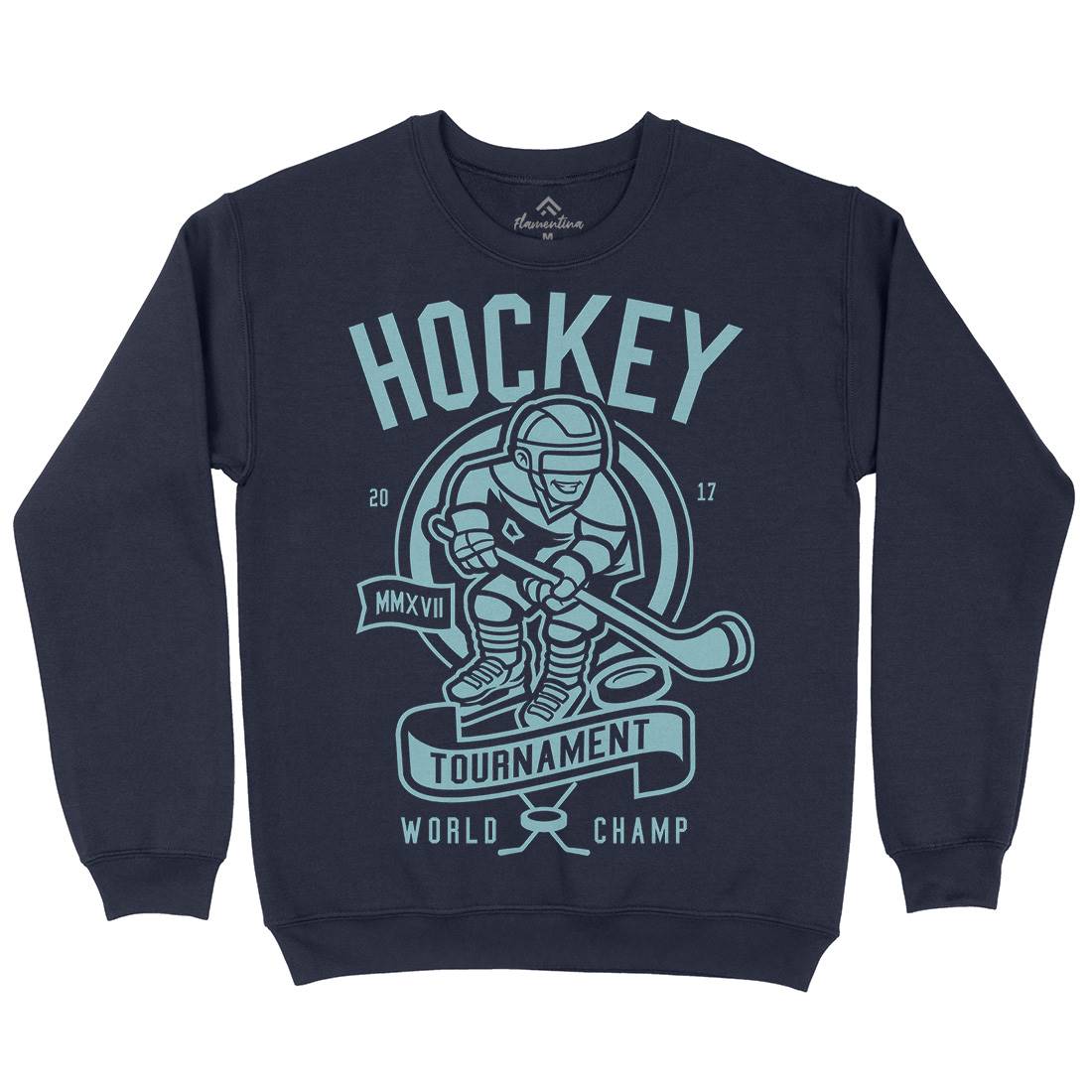 Hockey Mens Crew Neck Sweatshirt Sport A240