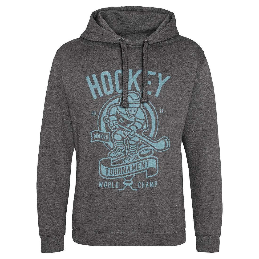 Hockey Mens Hoodie Without Pocket Sport A240