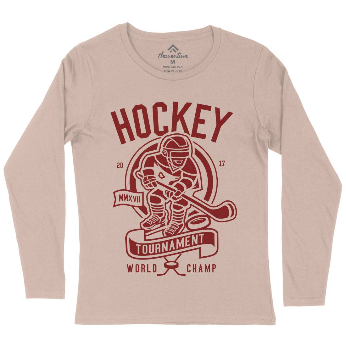Hockey Womens Long Sleeve T-Shirt Sport A240