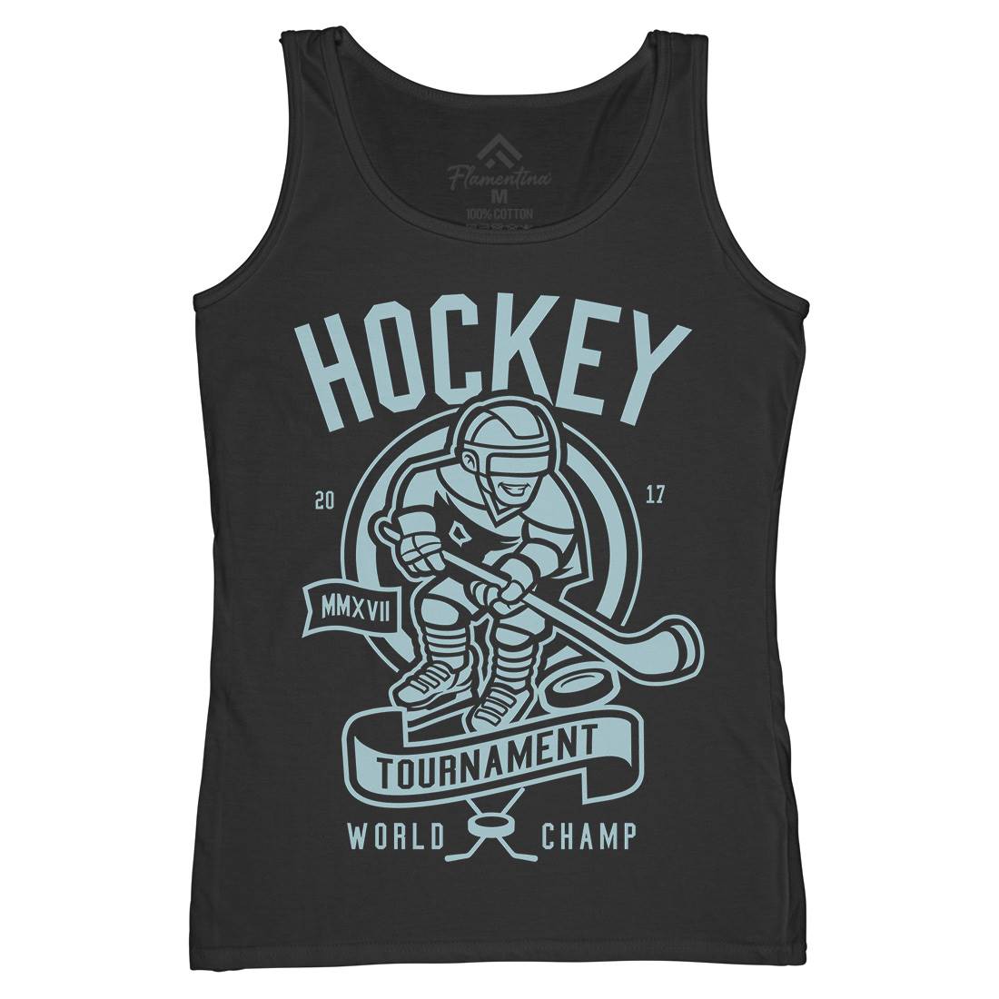 Hockey Womens Organic Tank Top Vest Sport A240