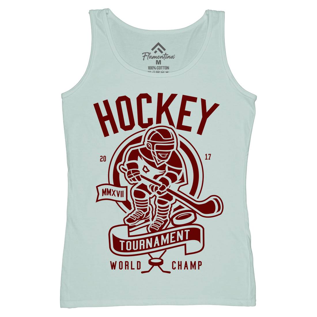 Hockey Womens Organic Tank Top Vest Sport A240