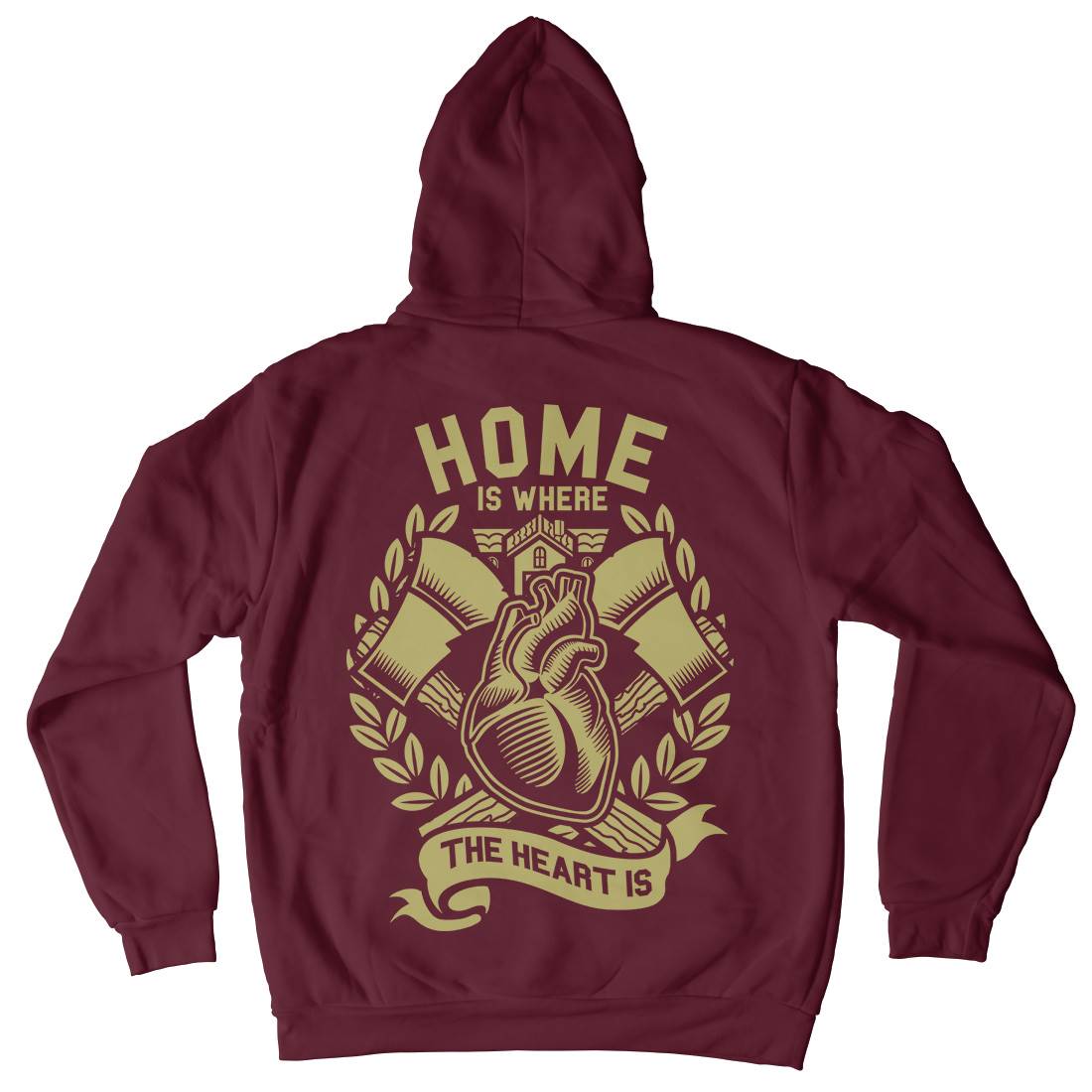 Home Mens Hoodie With Pocket Quotes A241