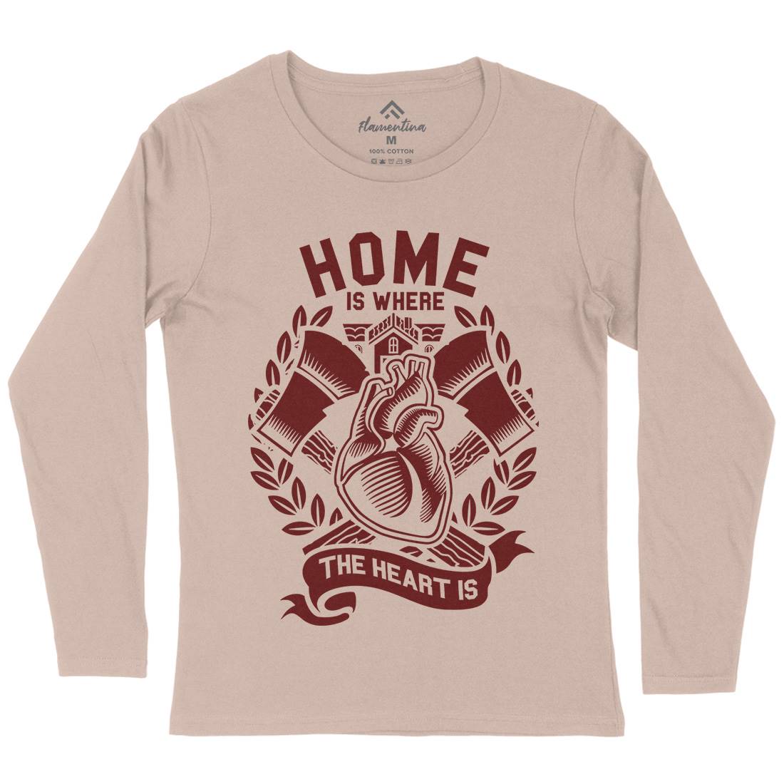 Home Womens Long Sleeve T-Shirt Quotes A241