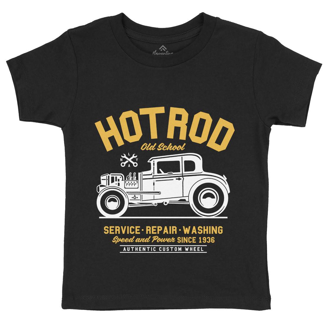 Hot Rod Kids Crew Neck T-Shirt Cars A242