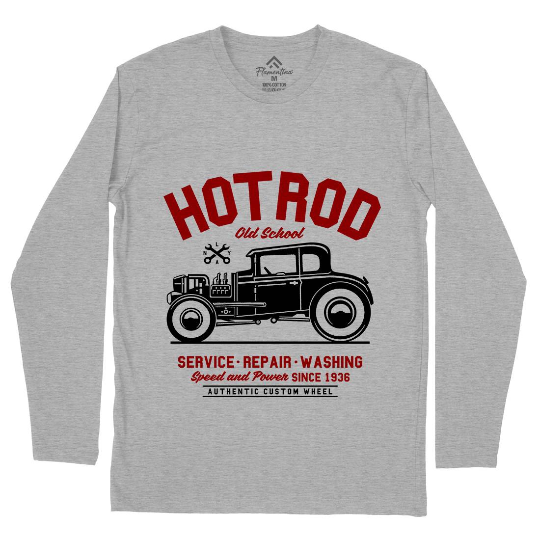 Hot Rod Mens Long Sleeve T-Shirt Cars A242