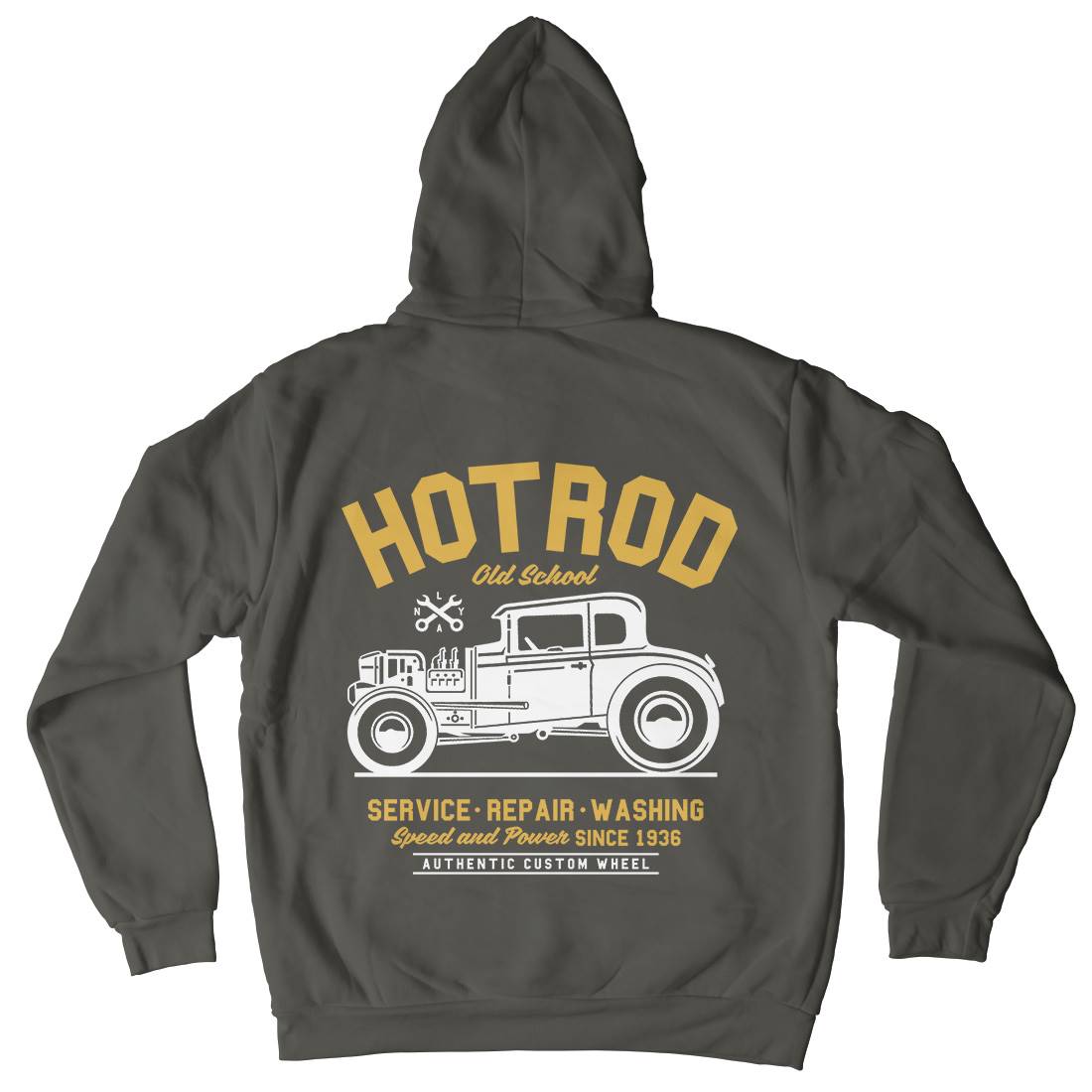 Hot Rod Mens Hoodie With Pocket Cars A242