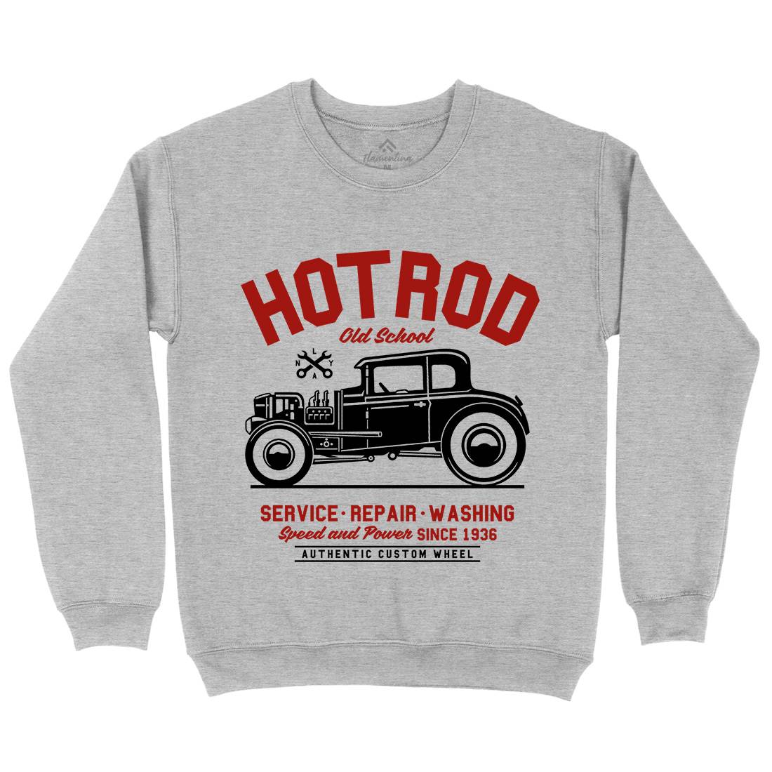 Hot Rod Mens Crew Neck Sweatshirt Cars A242