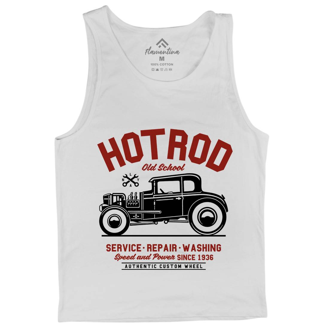 Hot Rod Mens Tank Top Vest Cars A242
