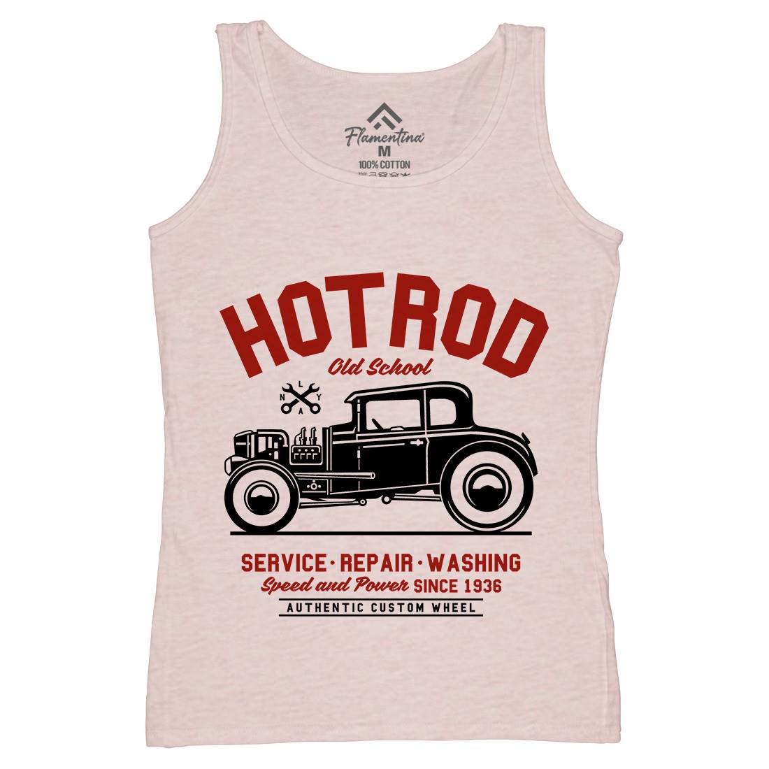 Hot Rod Womens Organic Tank Top Vest Cars A242