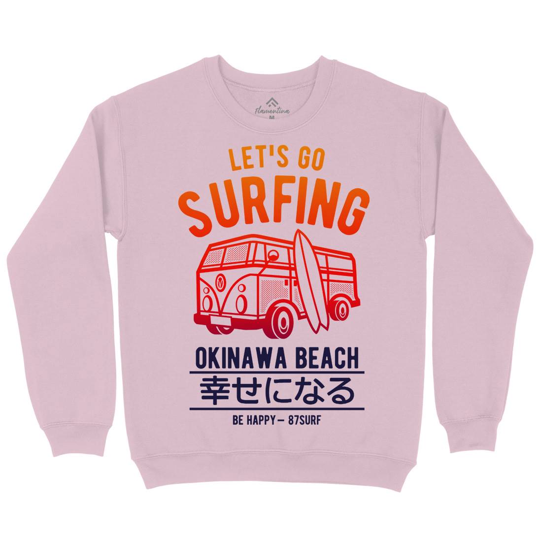 Let&#39;s Go Surfing Kids Crew Neck Sweatshirt Surf A247