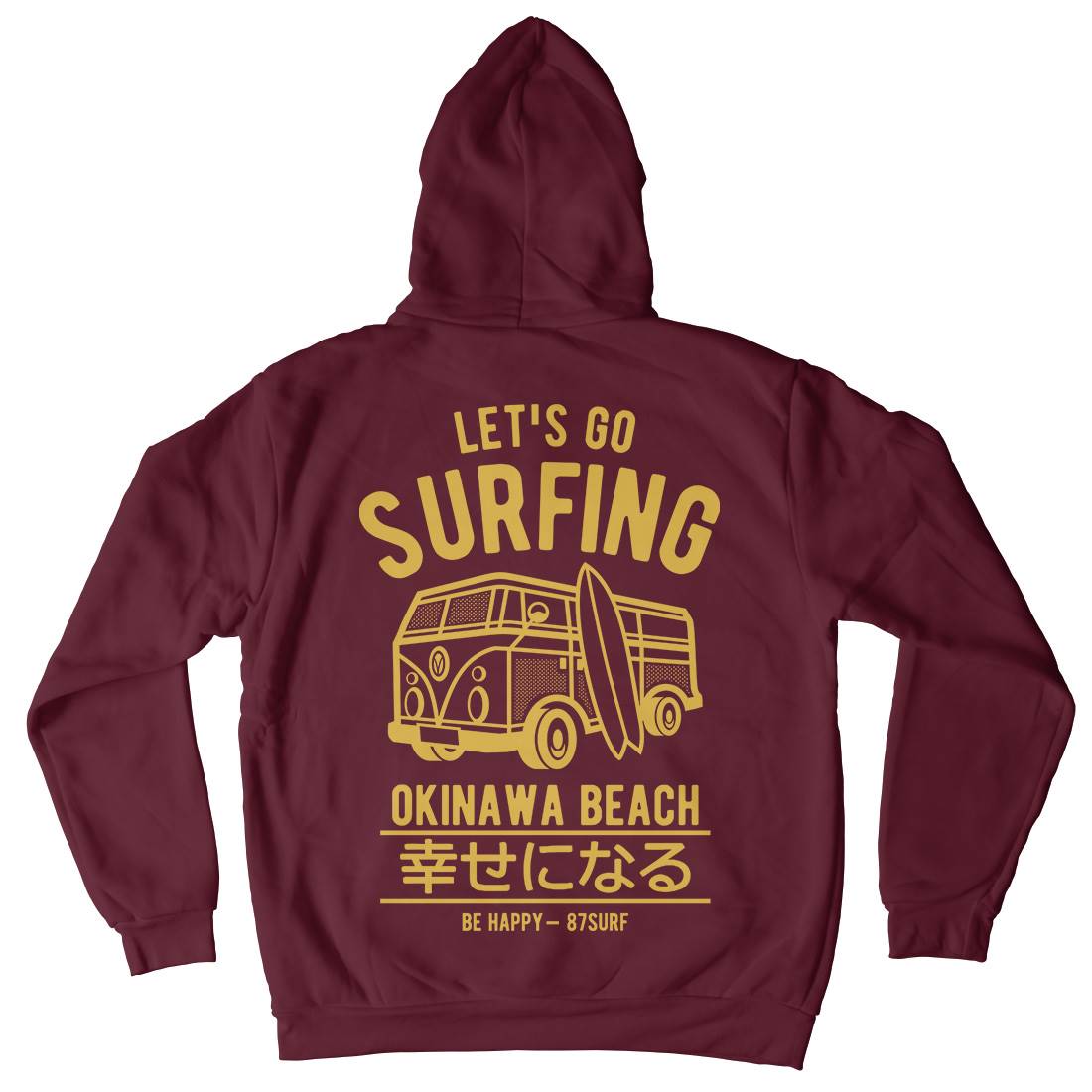 Let&#39;s Go Surfing Kids Crew Neck Hoodie Surf A247