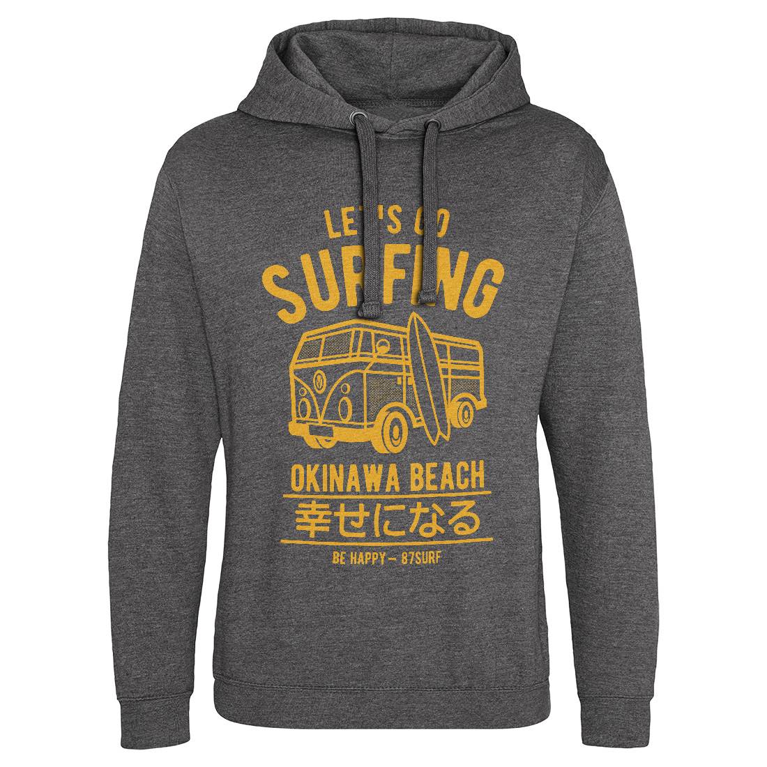 Let&#39;s Go Surfing Mens Hoodie Without Pocket Surf A247