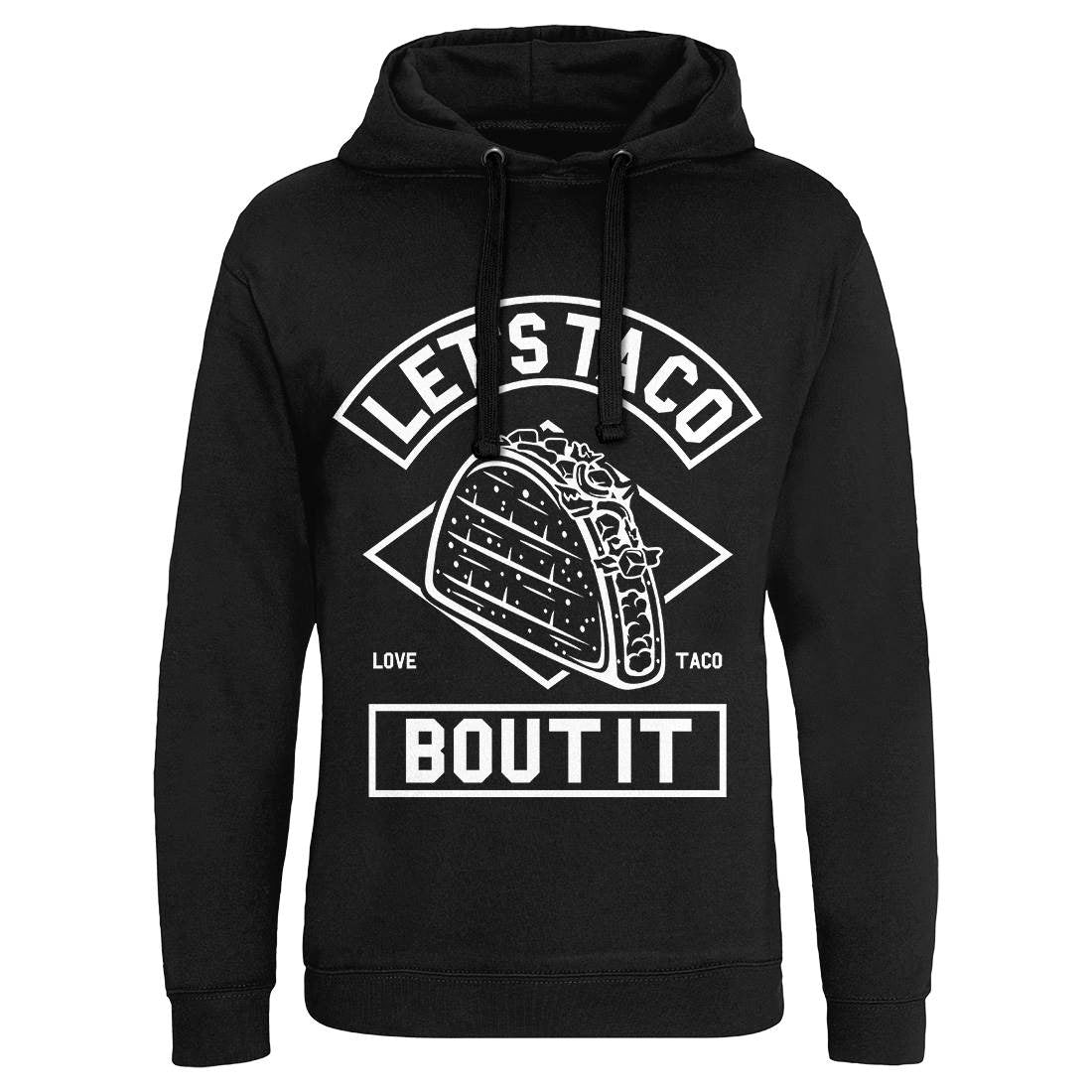Let&#39;s Taco Mens Hoodie Without Pocket Food A248