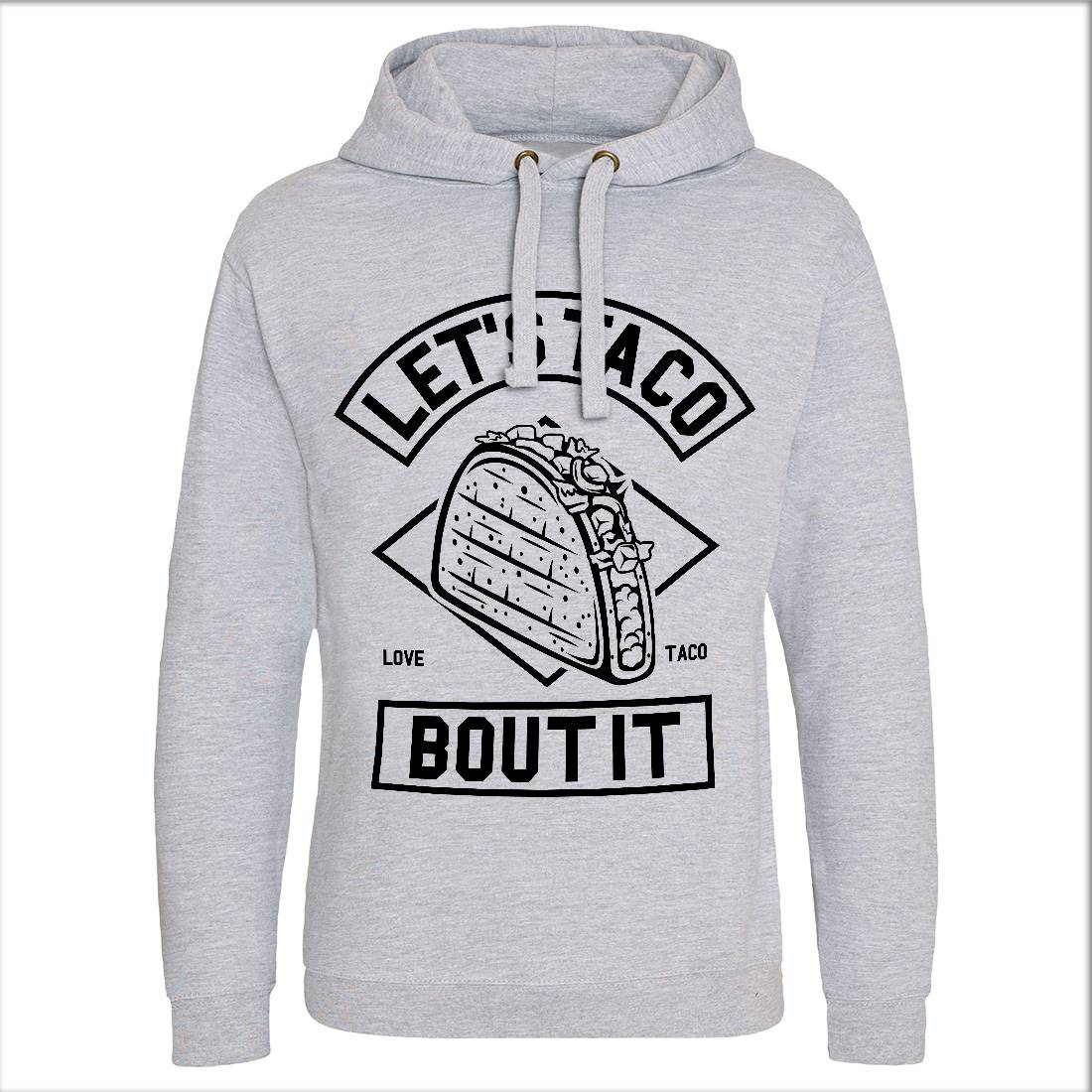 Let&#39;s Taco Mens Hoodie Without Pocket Food A248