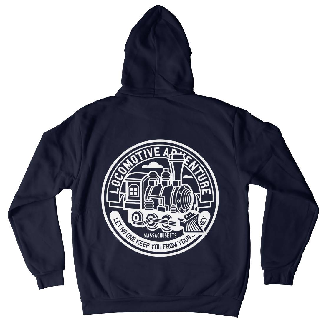 Locomotive Adventure Kids Crew Neck Hoodie Vehicles A250