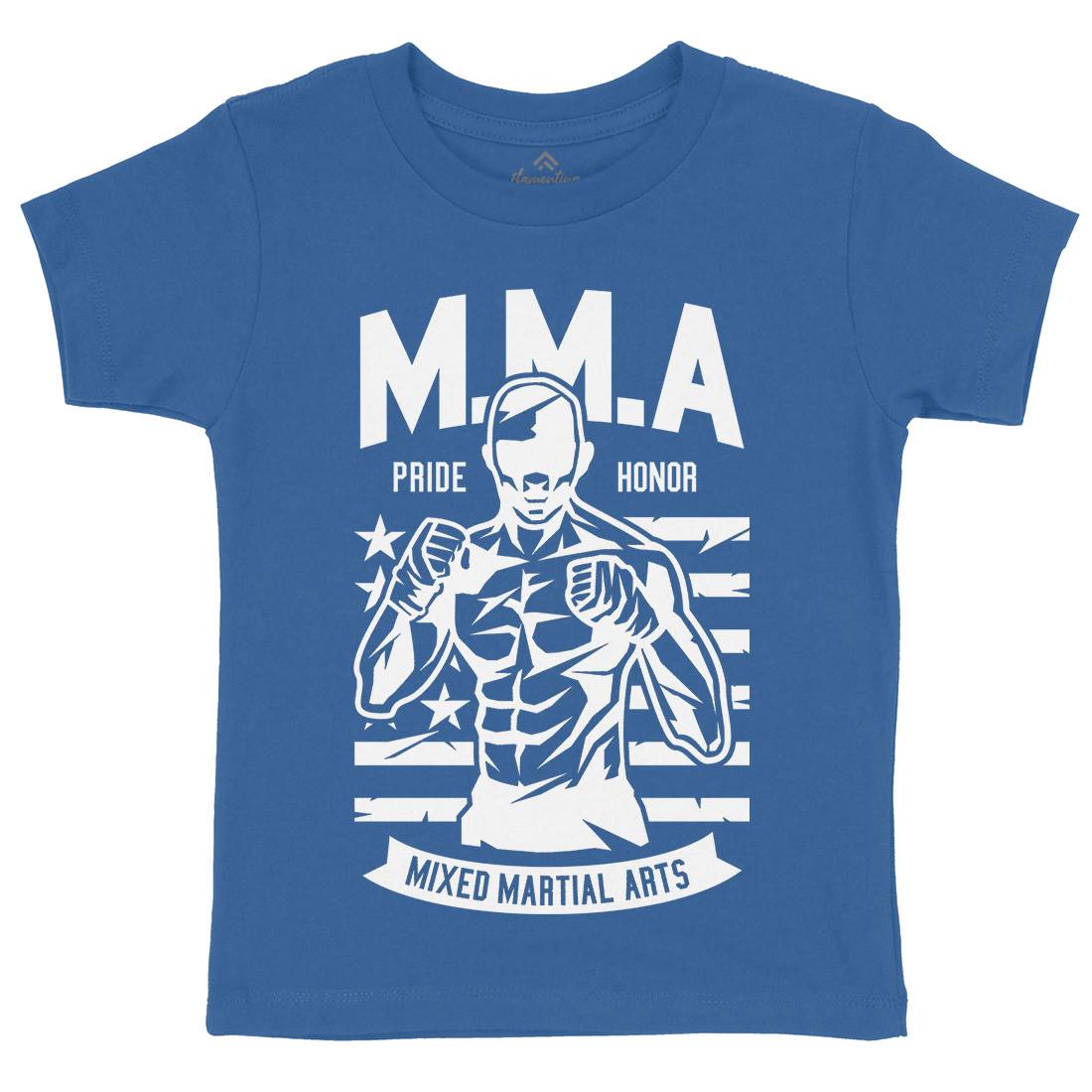 Mma Fighter Kids Crew Neck T-Shirt Sport A252