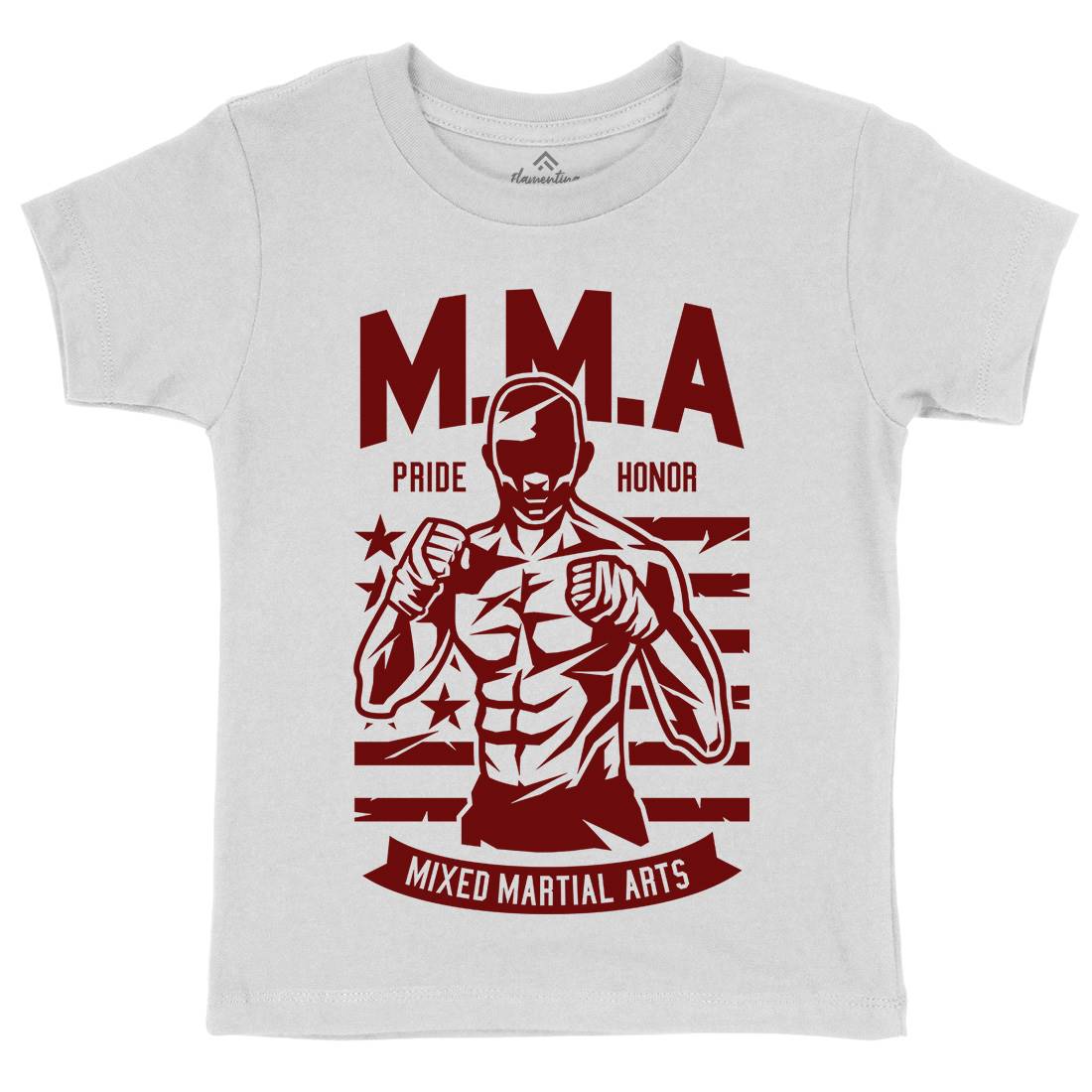 Mma Fighter Kids Crew Neck T-Shirt Sport A252