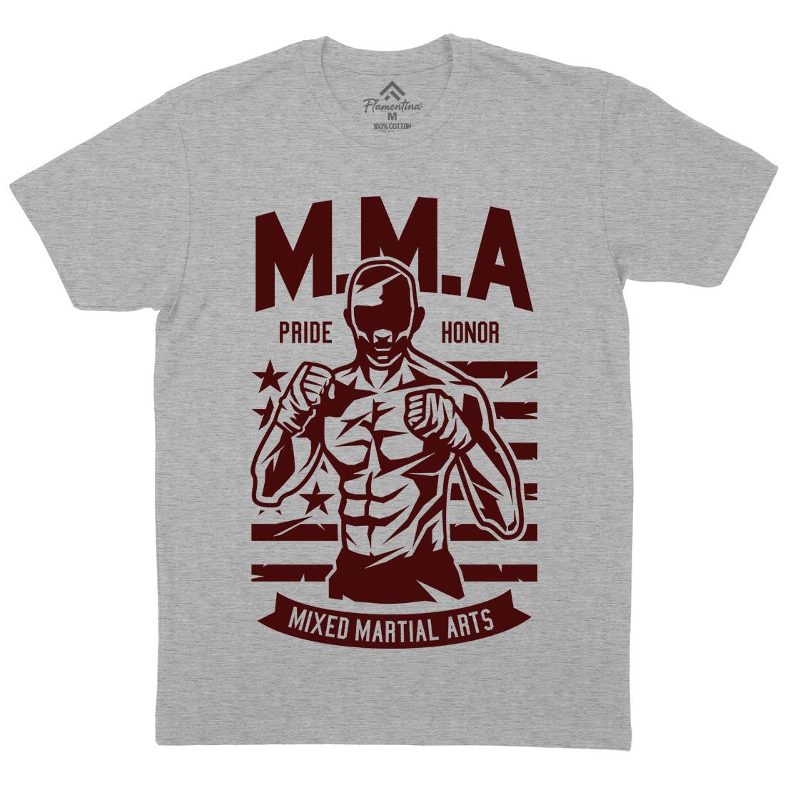 Mma Fighter Mens Crew Neck T-Shirt Sport A252