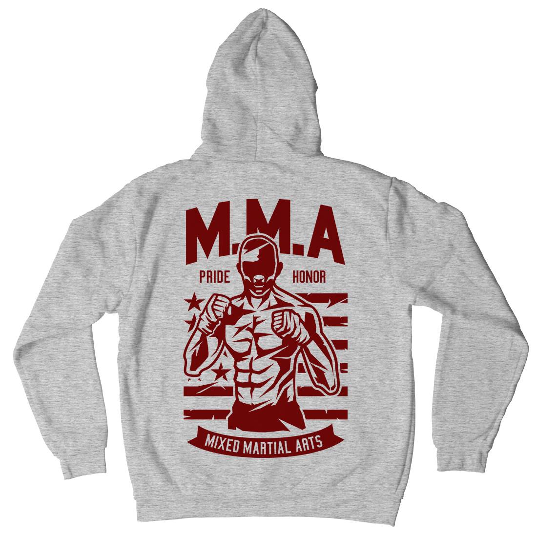 Mma Fighter Mens Hoodie With Pocket Sport A252