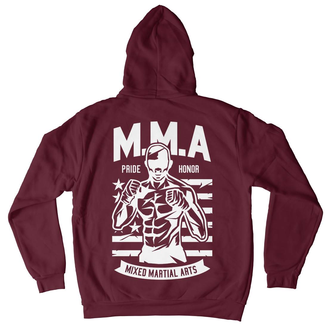 Mma Fighter Mens Hoodie With Pocket Sport A252