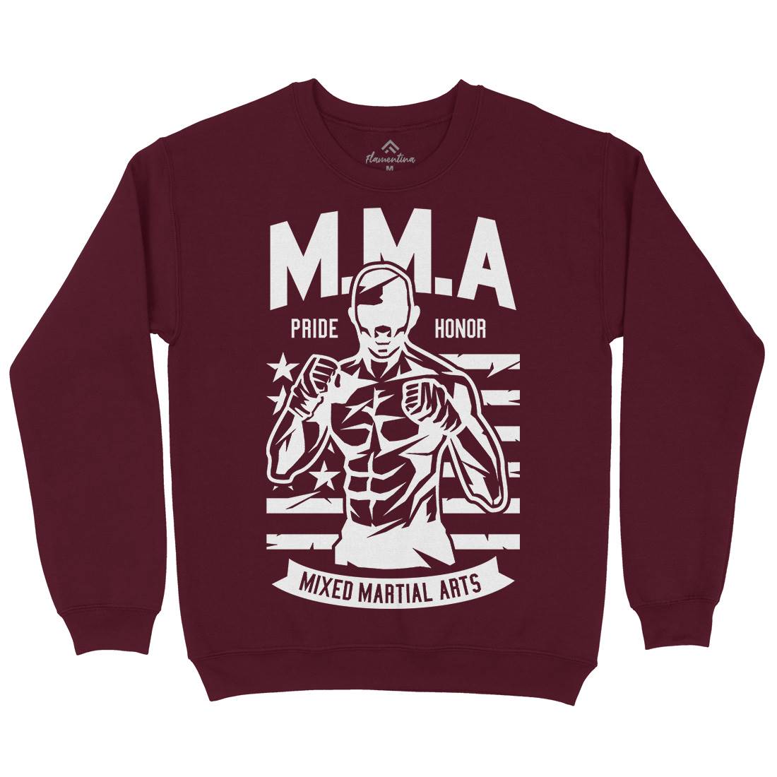Mma Fighter Mens Crew Neck Sweatshirt Sport A252