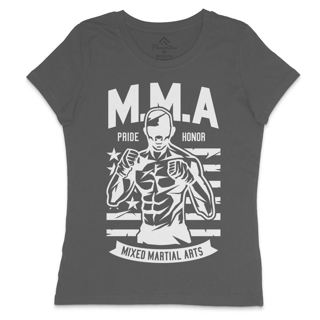 Mma Fighter Womens Crew Neck T-Shirt Sport A252