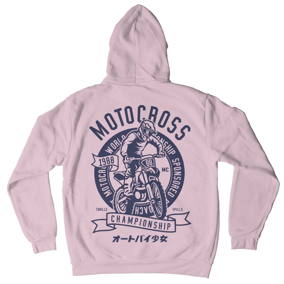 Moto Cross Kids Crew Neck Hoodie Motorcycles A253
