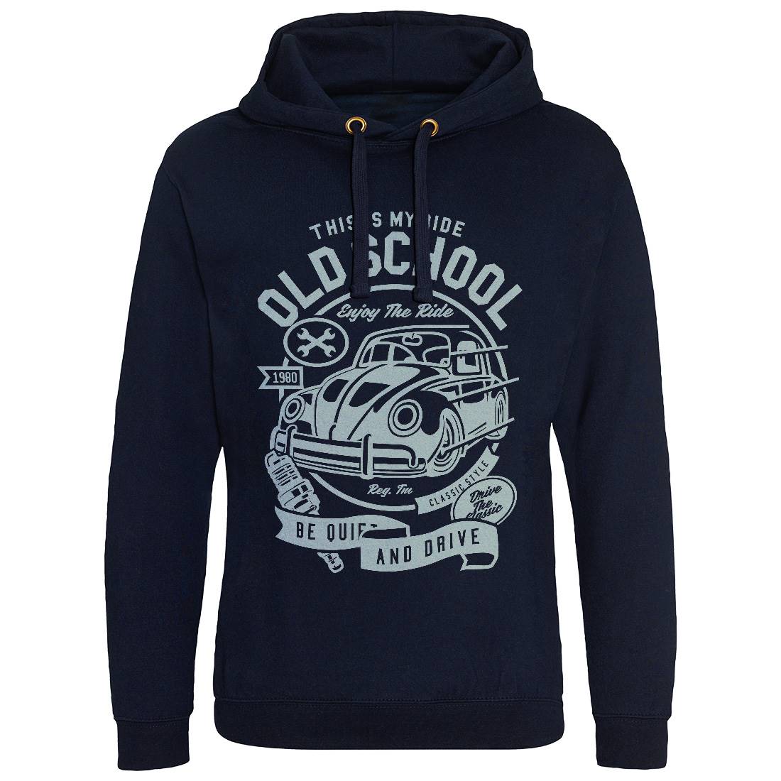 Old School Ride Mens Hoodie Without Pocket Cars A255