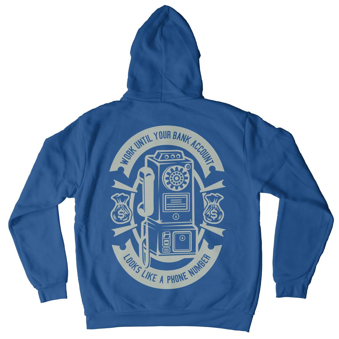 Phone Number Mens Hoodie With Pocket Quotes A258
