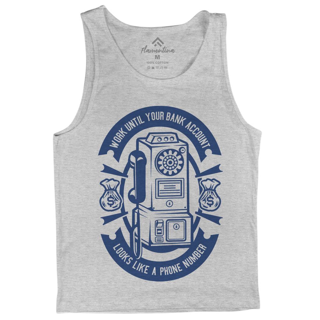 Phone Number Mens Tank Top Vest Quotes A258